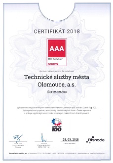 AAA Certifikát